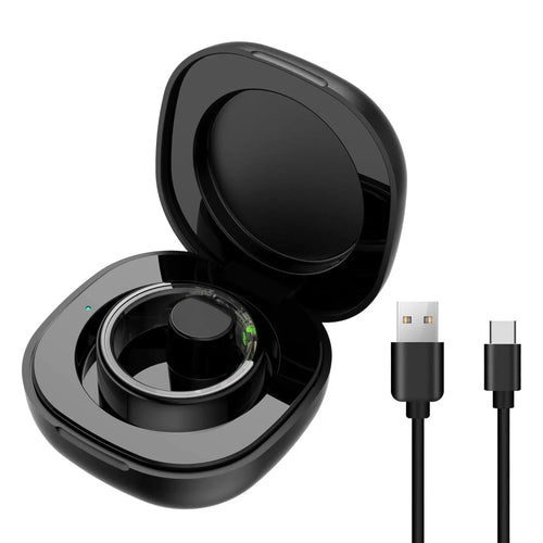 Smart Ring Charging Case Portable Charger Box for R02 R03 R06 R11M R8 H01 R02 SR05 Fitness Rings with Magnetic Charge Port